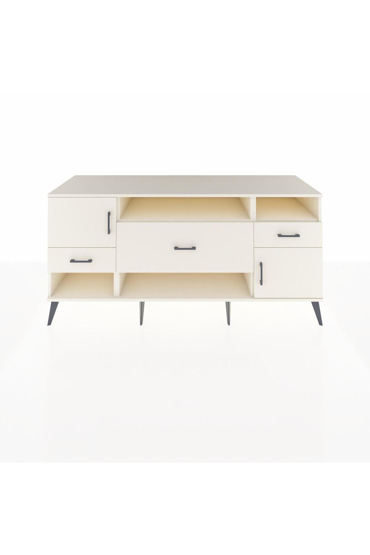 Kronos Konsol 3 Raflı 3 Çekmeceli 2 Kapaklı 176x59x83 - S610M024V04C