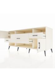 Kronos Konsol 3 Raflı 3 Çekmeceli 2 Kapaklı 176x59x83 - S610M024V04C