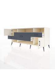 Kronos Konsol 3 Raflı 3 Çekmeceli 2 Kapaklı 176x59x83 - S610M024V05C