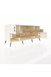 Kronos Konsol 3 Raflı 3 Çekmeceli 2 Kapaklı 176x59x83 - S610M024V06C