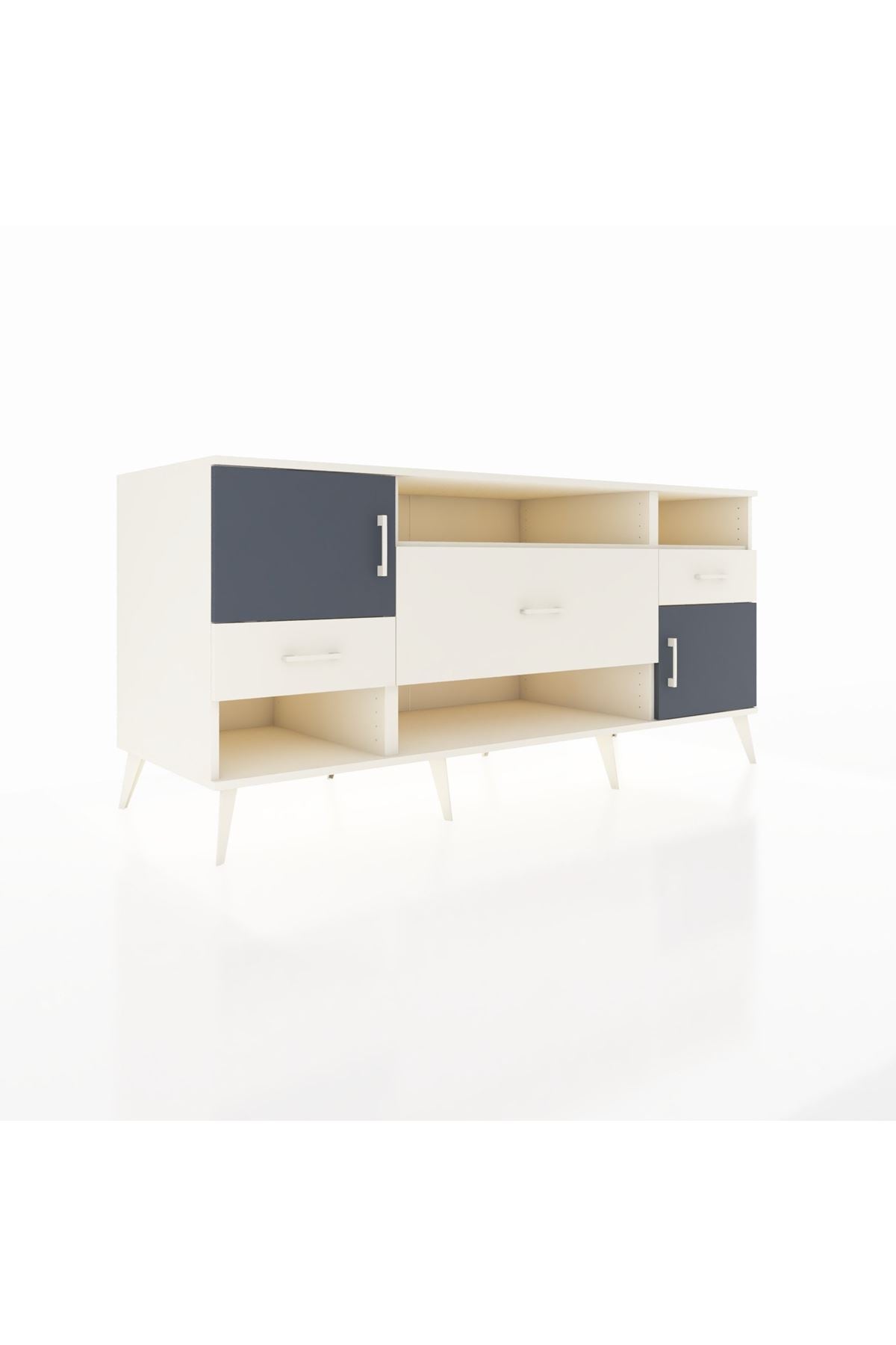 Kronos Konsol 3 Raflı 3 Çekmeceli 2 Kapaklı 176x59x83 - S610M024V07C