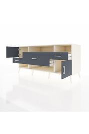 Kronos Konsol 3 Raflı 3 Çekmeceli 2 Kapaklı 176x59x83 - S610M024V08C