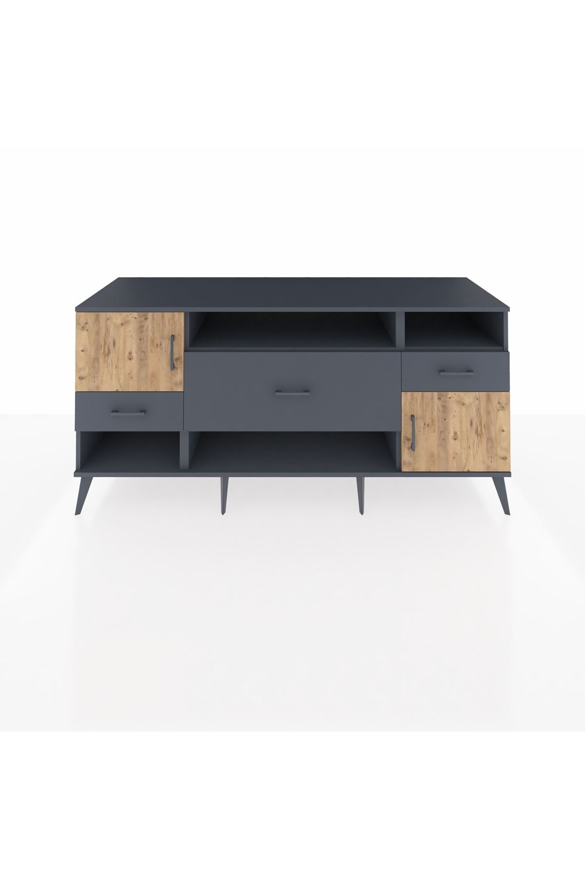 Kronos Konsol 3 Raflı 3 Çekmeceli 2 Kapaklı 176x59x83 - S610M024V11C