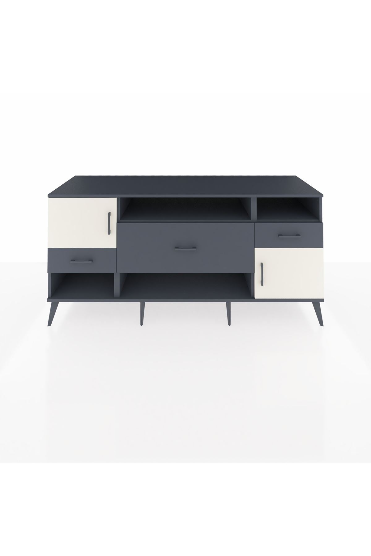 Kronos Konsol 3 Raflı 3 Çekmeceli 2 Kapaklı 176x59x83 - S610M024V14C