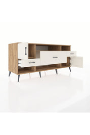 Kronos Konsol 3 Raflı 3 Çekmeceli 2 Kapaklı 176x59x83 - S610M024V22C