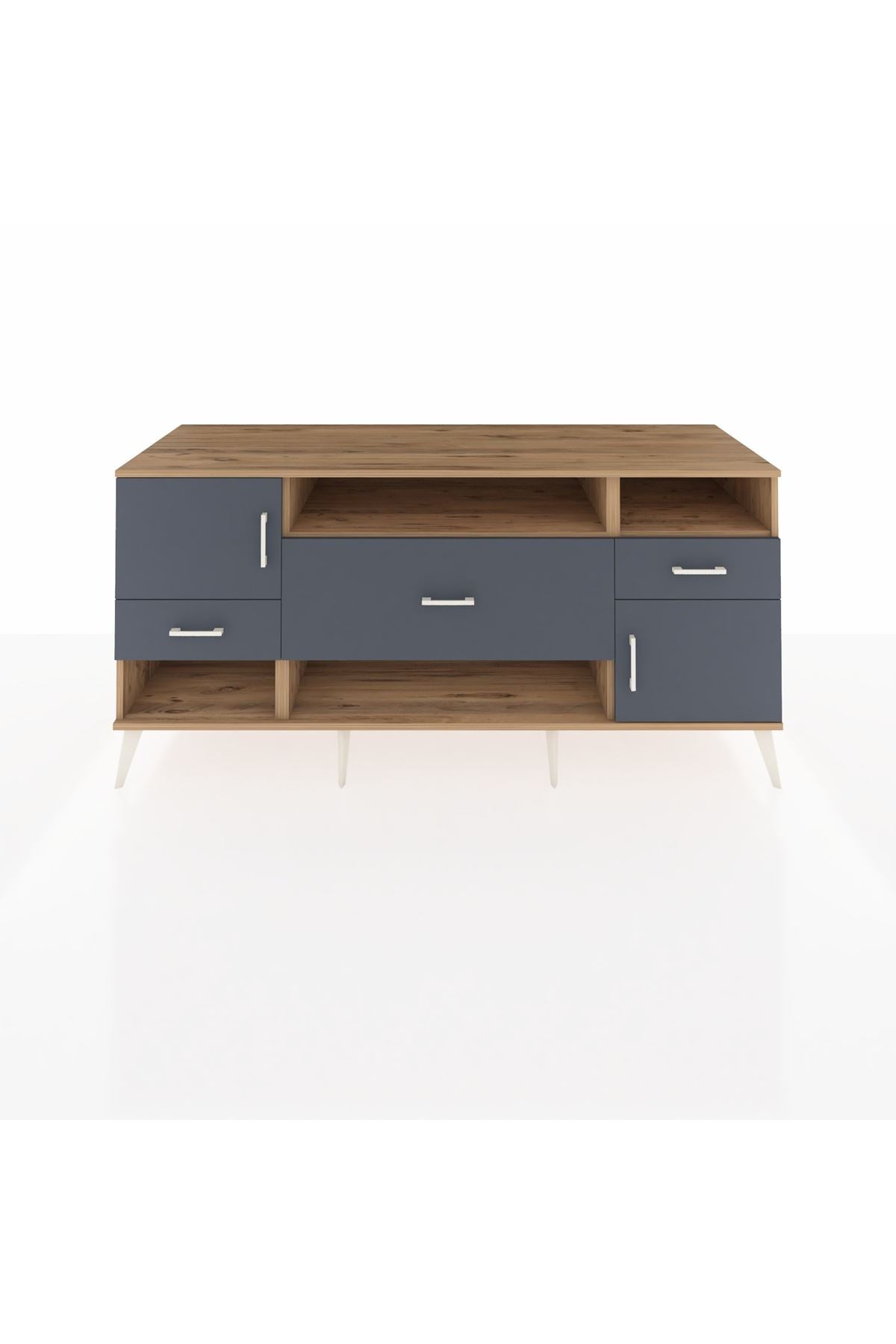 Kronos Konsol 3 Raflı 3 Çekmeceli 2 Kapaklı 176x59x83 - S610M024V26C