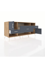 Kronos Konsol 3 Raflı 3 Çekmeceli 2 Kapaklı 176x59x83 - S610M024V26C