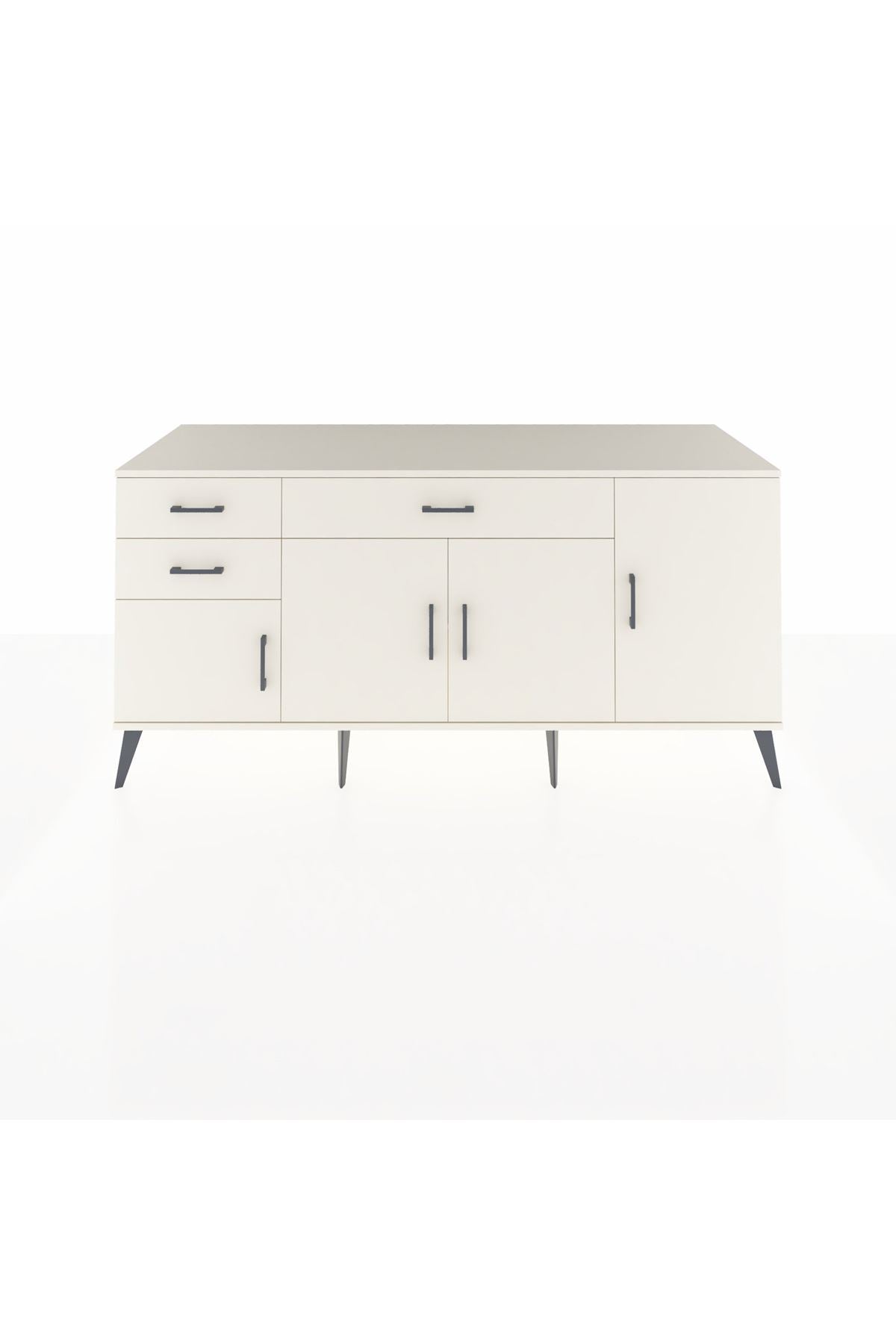 Kronos Konsol 3 Raflı 3 Çekmeceli 4 Kapaklı 176x59x83 - S610M025V04C