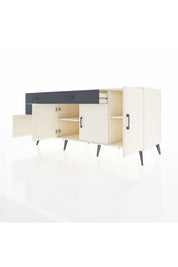 Kronos Konsol 3 Raflı 3 Çekmeceli 4 Kapaklı 176x59x83 - S610M025V05C