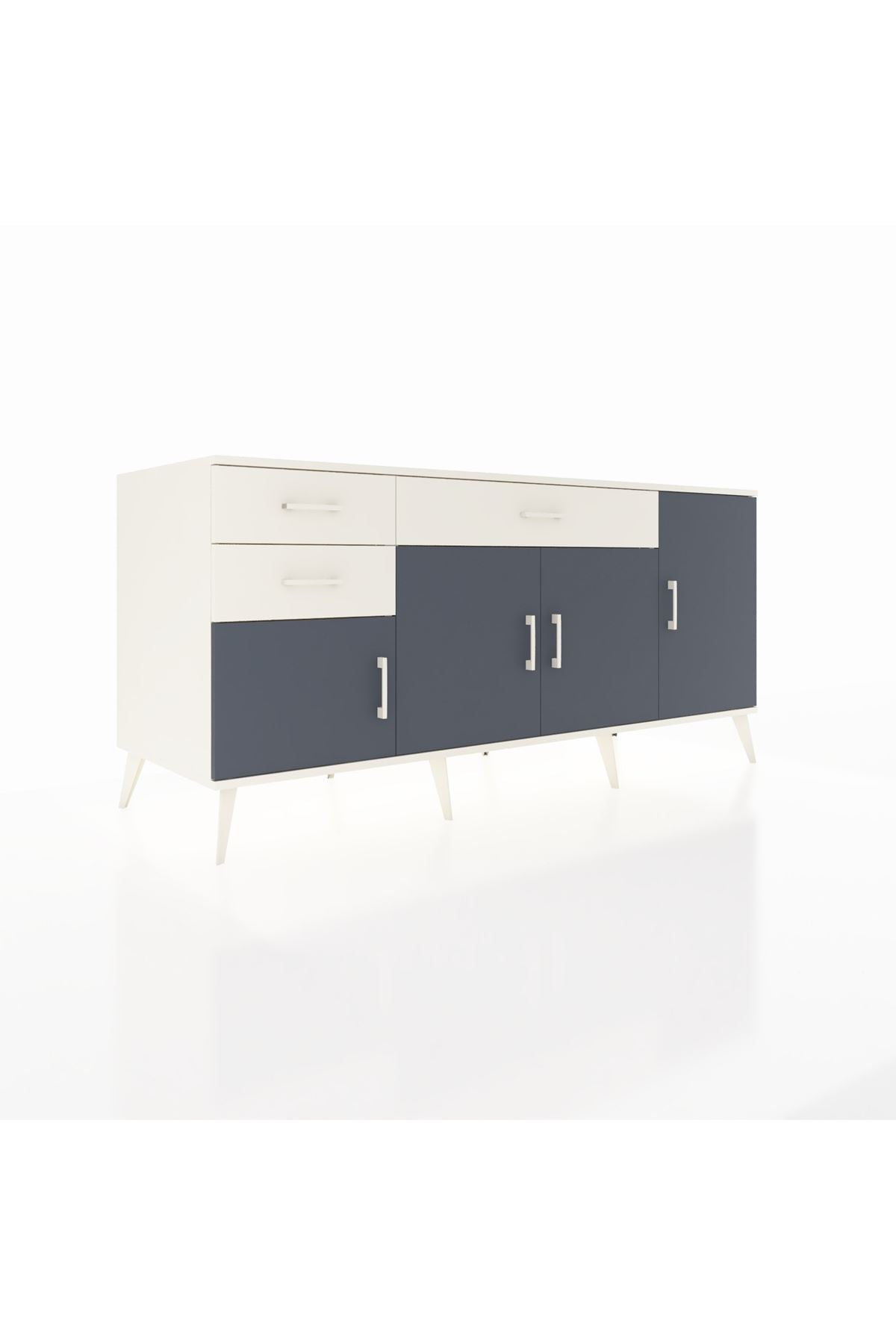 Kronos Konsol 3 Raflı 3 Çekmeceli 4 Kapaklı 176x59x83 - S610M025V07C