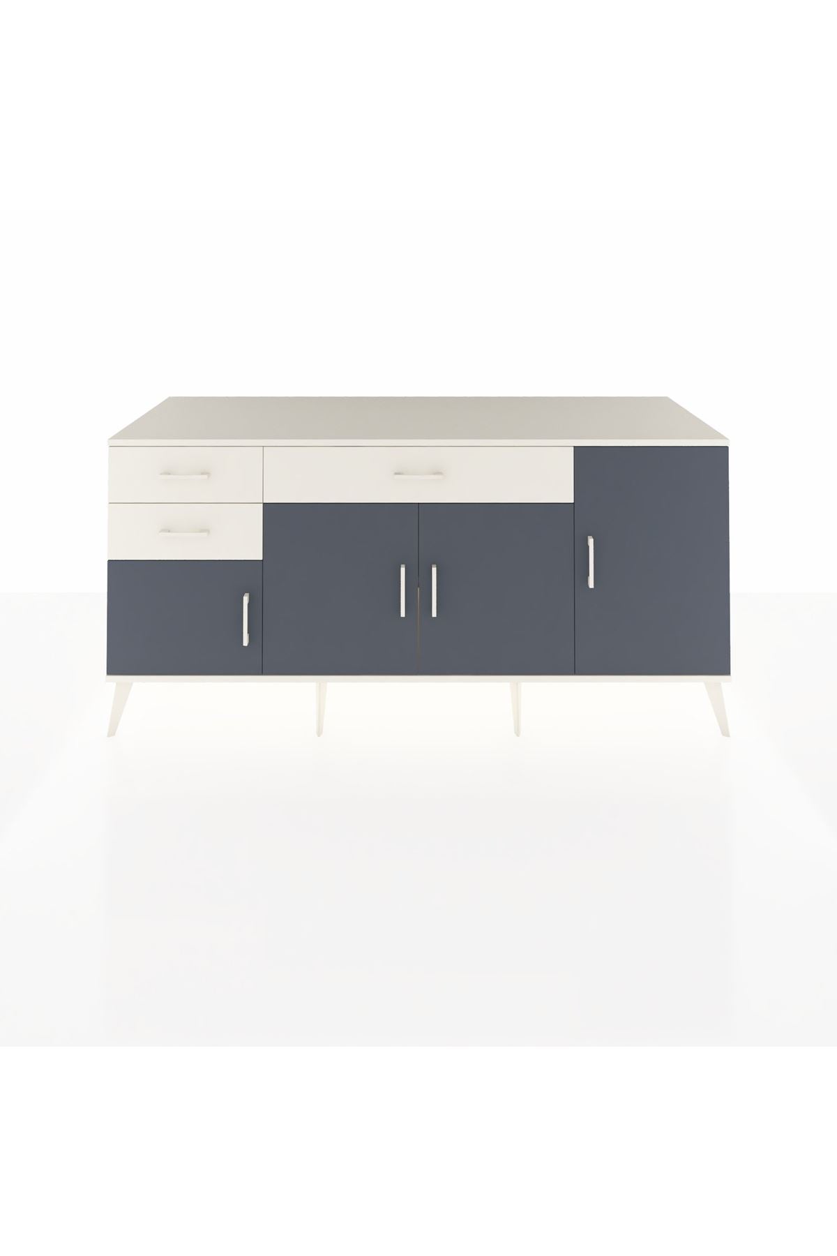 Kronos Konsol 3 Raflı 3 Çekmeceli 4 Kapaklı 176x59x83 - S610M025V07C