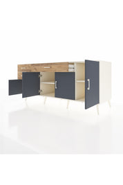 Kronos Konsol 3 Raflı 3 Çekmeceli 4 Kapaklı 176x59x83 - S610M025V09C