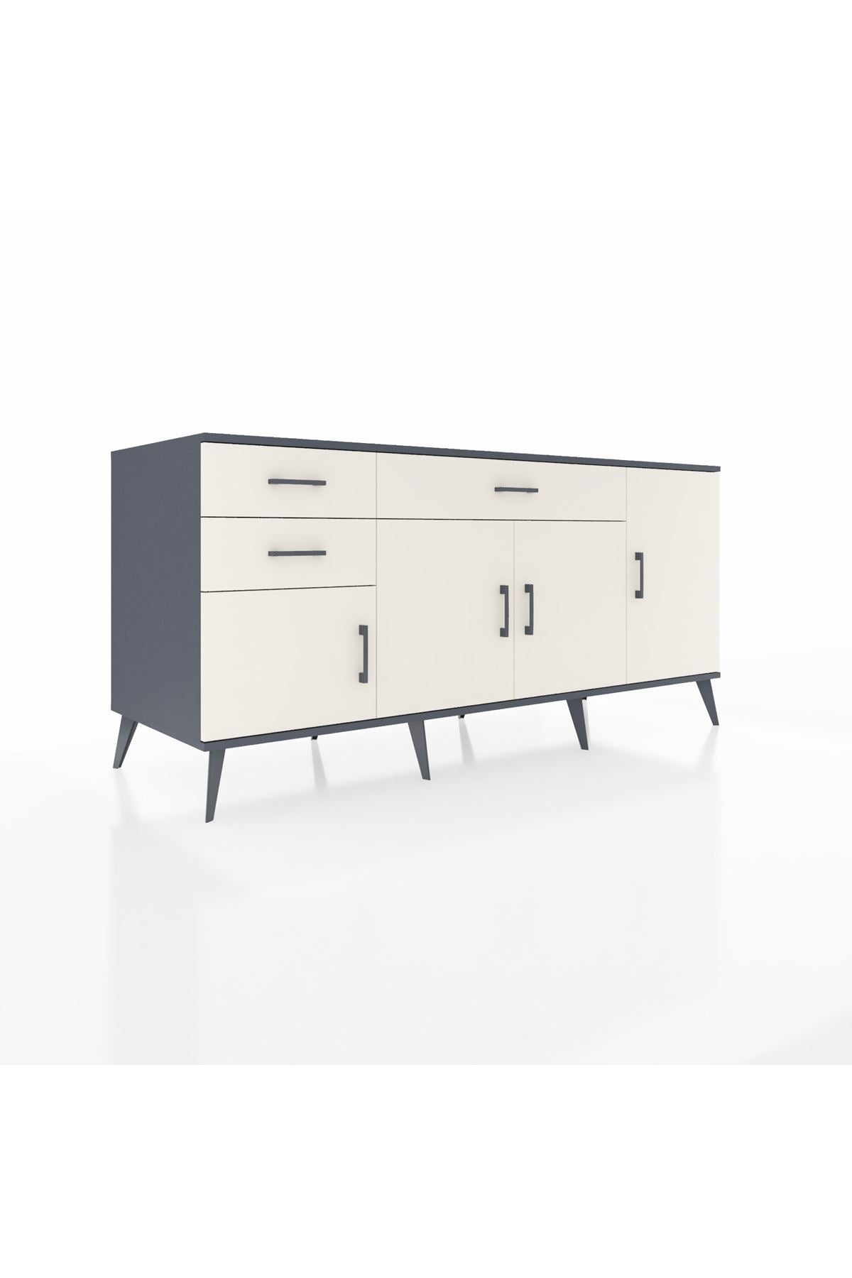 Kronos Konsol 3 Raflı 3 Çekmeceli 4 Kapaklı 176x59x83 - S610M025V13C