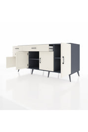 Kronos Konsol 3 Raflı 3 Çekmeceli 4 Kapaklı 176x59x83 - S610M025V13C
