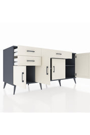 Kronos Konsol 3 Raflı 3 Çekmeceli 4 Kapaklı 176x59x83 - S610M025V13C