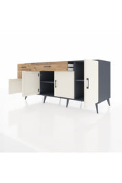 Kronos Konsol 3 Raflı 3 Çekmeceli 4 Kapaklı 176x59x83 - S610M025V15C