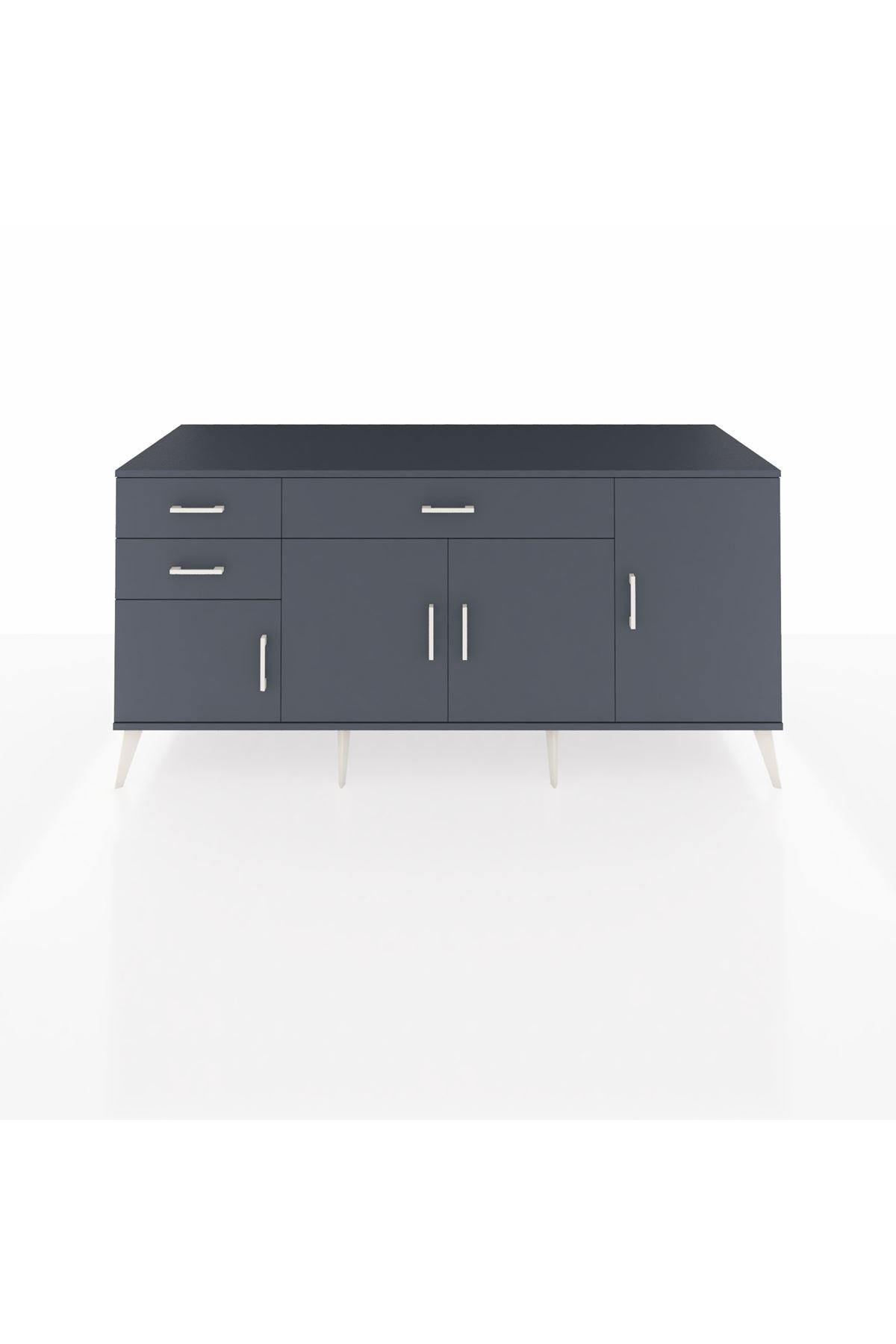 Kronos Konsol 3 Raflı 3 Çekmeceli 4 Kapaklı 176x59x83 - S610M025V17C
