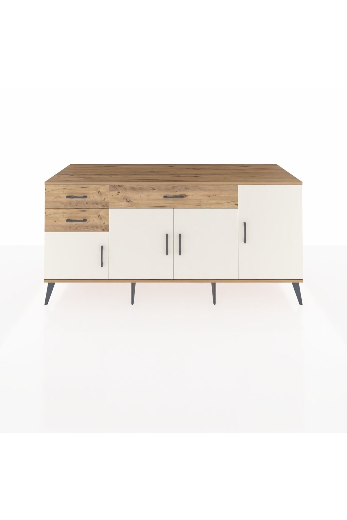 Kronos Konsol 3 Raflı 3 Çekmeceli 4 Kapaklı 176x59x83 - S610M025V24C