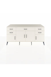 Kronos Konsol Tek Raflı 5 Çekmeceli 4 Kapaklı 176x59x83 - S610M026V04C