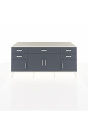 Kronos Konsol Tek Raflı 5 Çekmeceli 4 Kapaklı 176x59x83 - S610M026V08C