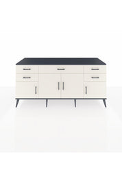 Kronos Konsol Tek Raflı 5 Çekmeceli 4 Kapaklı 176x59x83 - S610M026V13C