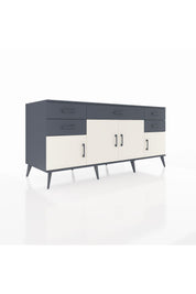 Kronos Konsol Tek Raflı 5 Çekmeceli 4 Kapaklı 176x59x83 - S610M026V14C