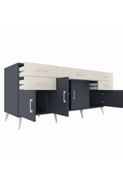 Kronos Konsol Tek Raflı 5 Çekmeceli 4 Kapaklı 176x59x83 - S610M026V16C