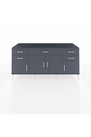 Kronos Konsol Tek Raflı 5 Çekmeceli 4 Kapaklı 176x59x83 - S610M026V17C