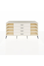 Kronos Konsol 6 Raflı 4 Çekmeceli 176x59x83 - S610M027V04C