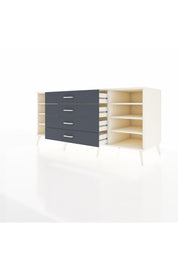 Kronos Konsol 6 Raflı 4 Çekmeceli 176x59x83 - S610M027V05C