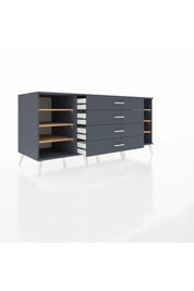 Kronos Konsol 6 Raflı 4 Çekmeceli 176x59x83 - S610M027V11C