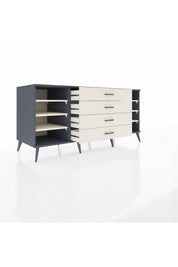 Kronos Konsol 6 Raflı 4 Çekmeceli 176x59x83 - S610M027V13C