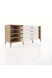 Kronos Konsol 6 Raflı 4 Çekmeceli 176x59x83 - S610M027V19C