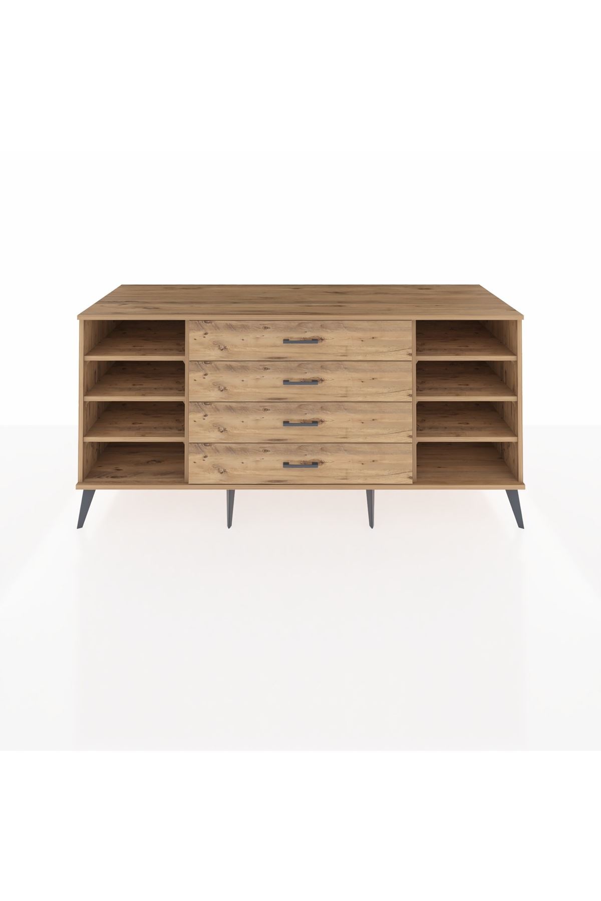 Kronos Konsol 6 Raflı 4 Çekmeceli 176x59x83 - S610M027V21C