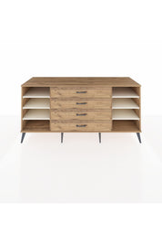 Kronos Konsol 6 Raflı 4 Çekmeceli 176x59x83 - S610M027V24C
