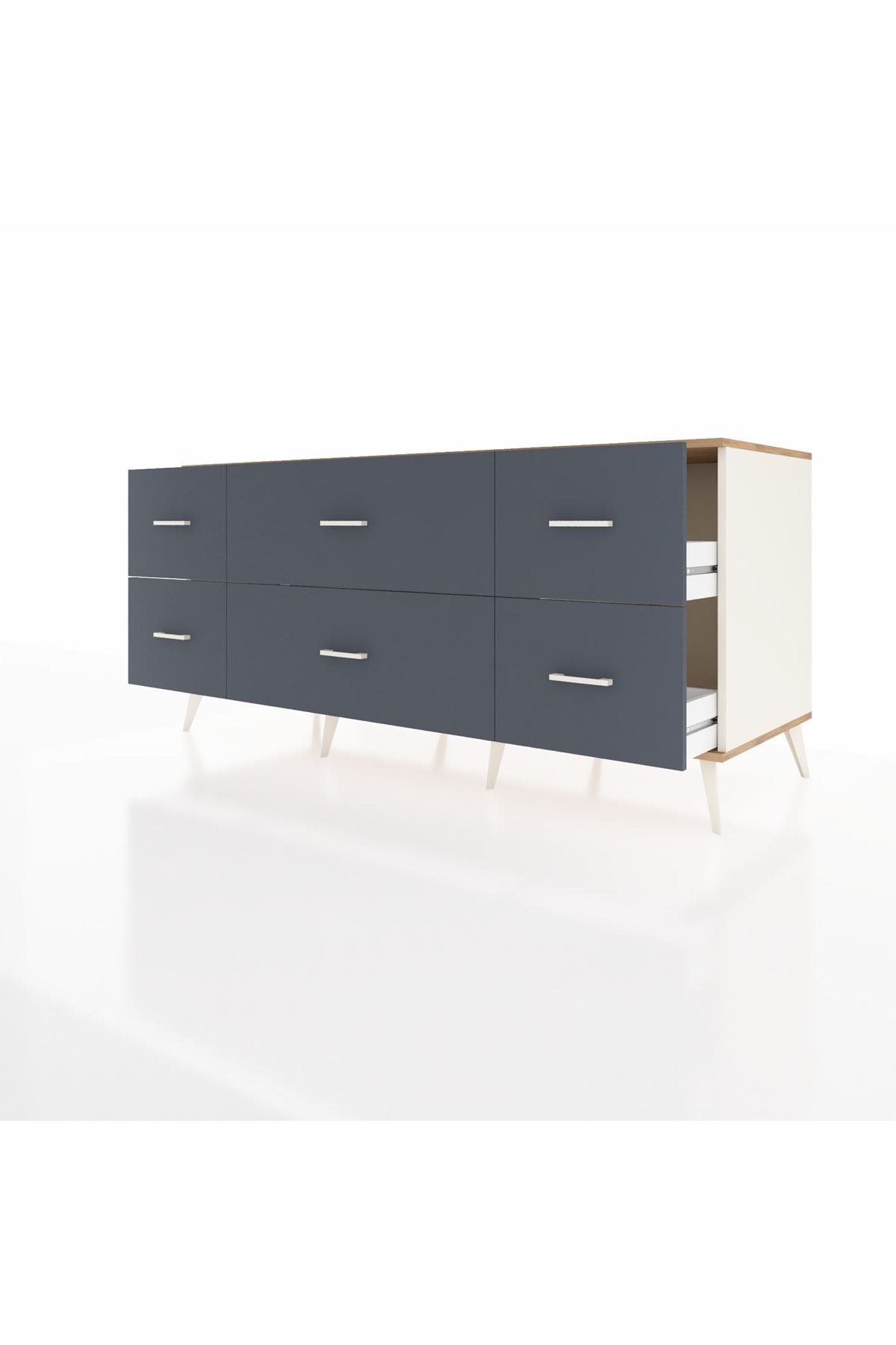 Kronos Konsol 6 Çekmeceli 176x59x83 - S610M028V02C