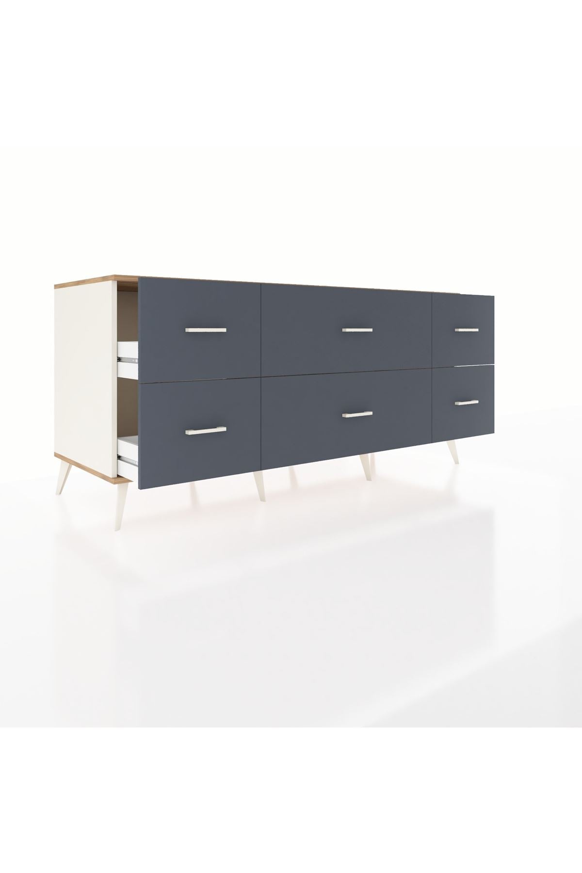 Kronos Konsol 6 Çekmeceli 176x59x83 - S610M028V02C
