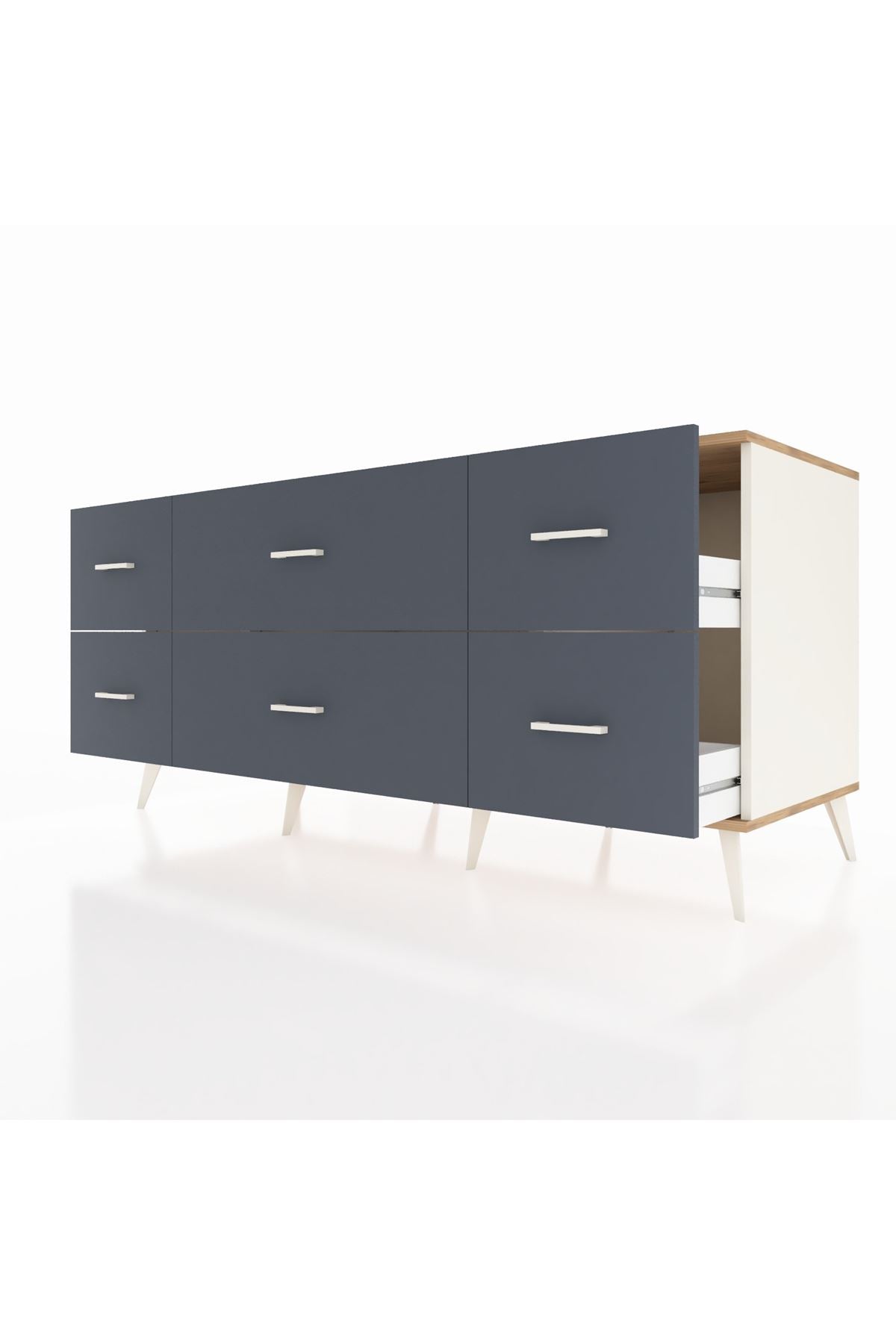 Kronos Konsol 6 Çekmeceli 176x59x83 - S610M028V05C
