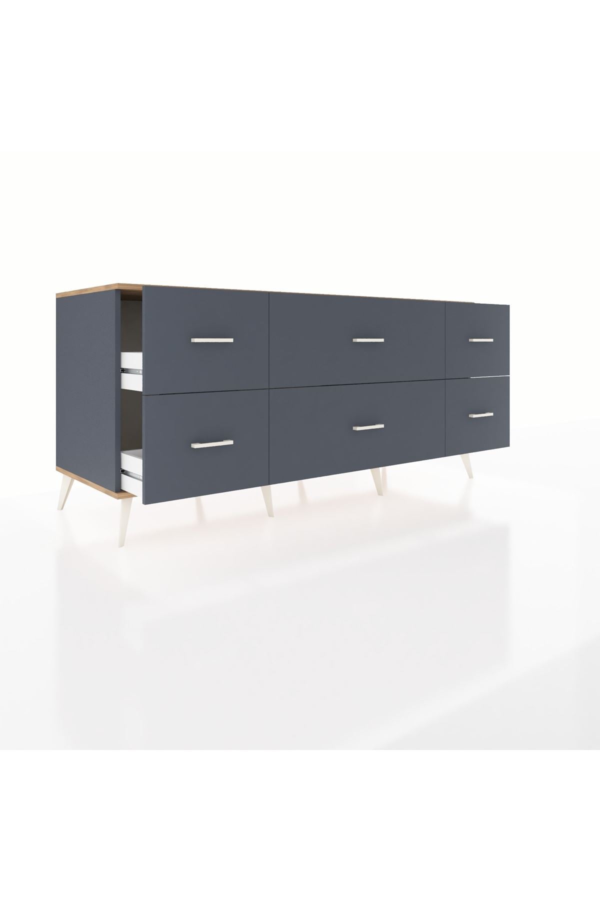 Kronos Konsol 6 Çekmeceli 176x59x83 - S610M028V11C