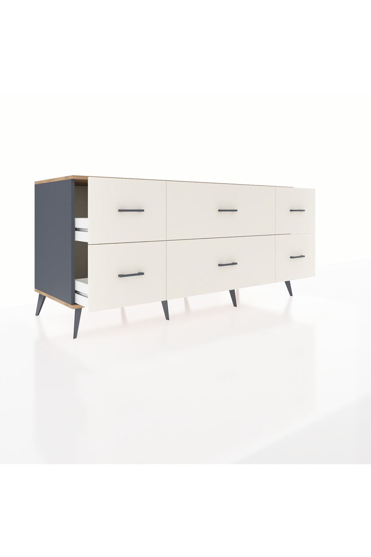 Kronos Konsol 6 Çekmeceli 176x59x83 - S610M028V13C