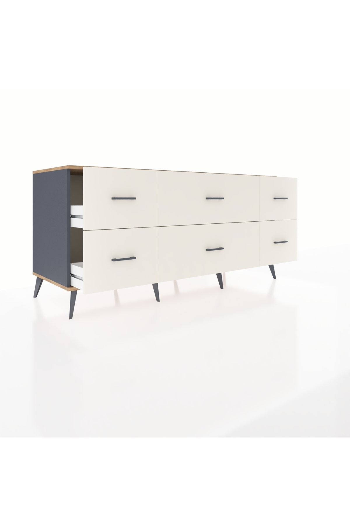 Kronos Konsol 6 Çekmeceli 176x59x83 - S610M028V16C
