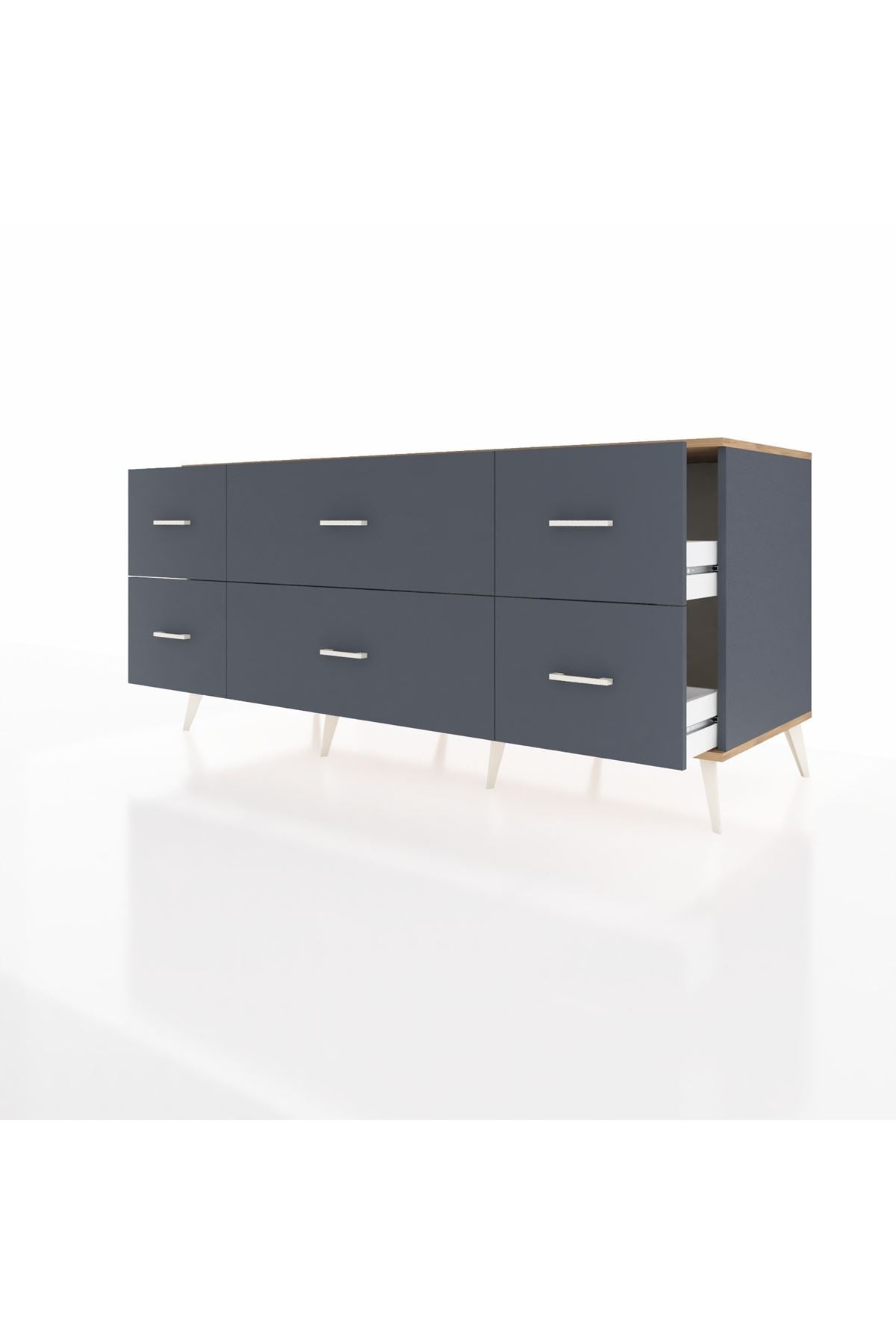Kronos Konsol 6 Çekmeceli 176x59x83 - S610M028V17C