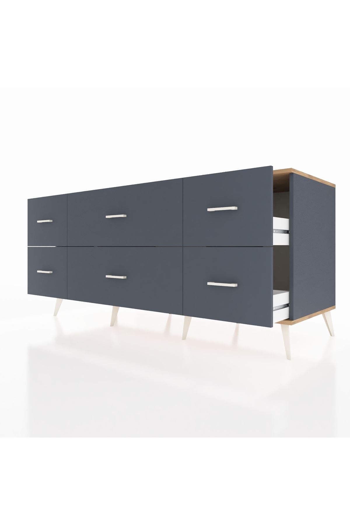 Kronos Konsol 6 Çekmeceli 176x59x83 - S610M028V17C