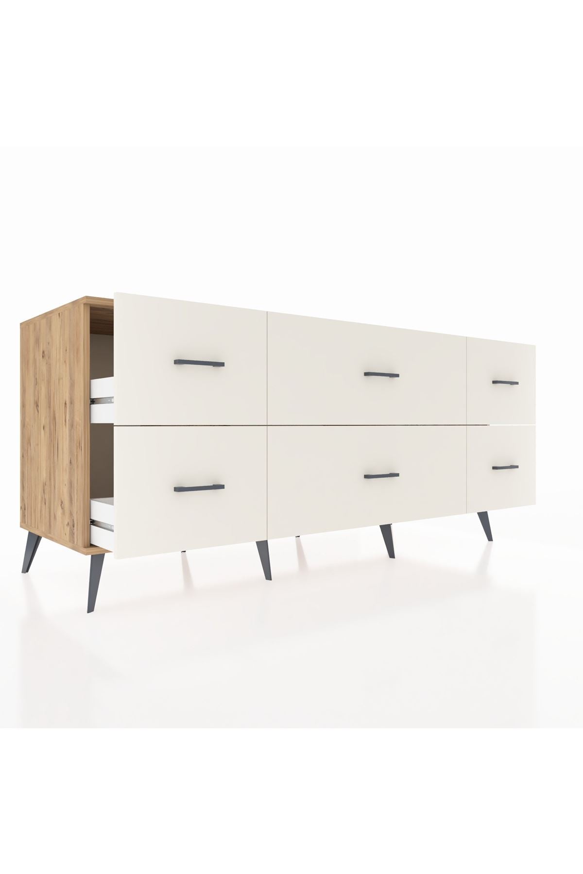Kronos Konsol 6 Çekmeceli 176x59x83 - S610M028V22C
