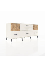 Kronos Konsol 2 Raflı 5 Çekmeceli 2 Kapaklı 176x59x83 - S610M029V01C