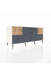 Kronos Konsol 2 Raflı 5 Çekmeceli 2 Kapaklı 176x59x83 - S610M029V02C