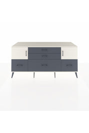 Kronos Konsol 2 Raflı 5 Çekmeceli 2 Kapaklı 176x59x83 - S610M029V05C