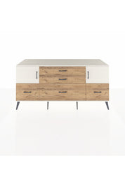 Kronos Konsol 2 Raflı 5 Çekmeceli 2 Kapaklı 176x59x83 - S610M029V06C