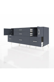 Kronos Konsol 2 Raflı 5 Çekmeceli 2 Kapaklı 176x59x83 - S610M029V17C