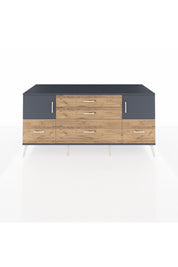 Kronos Konsol 2 Raflı 5 Çekmeceli 2 Kapaklı 176x59x83 - S610M029V18C
